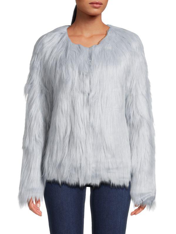 Unreal Fur Dream Faux Fur Roundneck Jacket