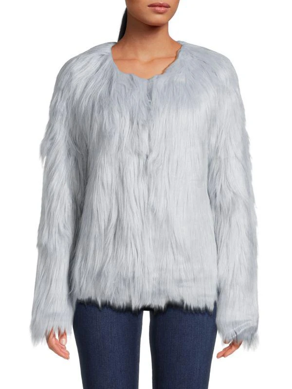 Unreal Fur Dream Faux Fur Roundneck Jacket 1