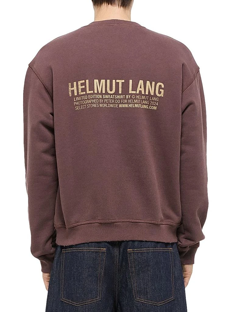 Helmut Lang Postcard Cotton Crewneck Sweatshirt 5