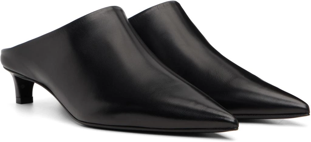 Jil Sander Black Mule Heels 4