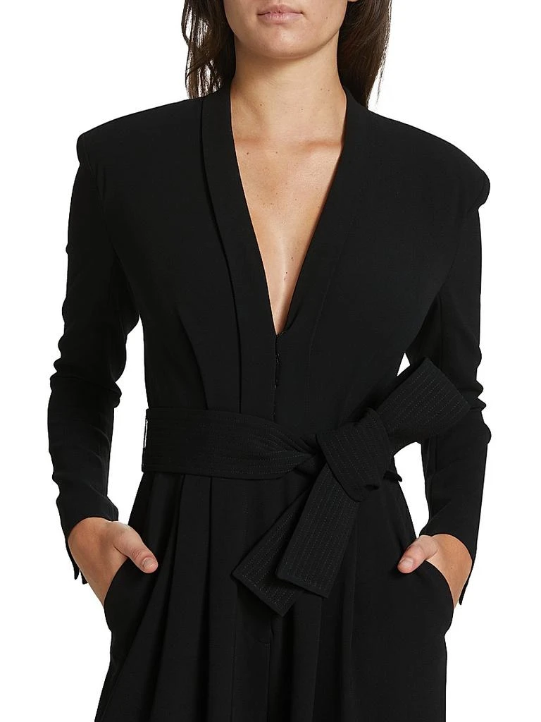 A.L.C. Kieran II Belted Crepe Wide-Leg Jumpsuit 6