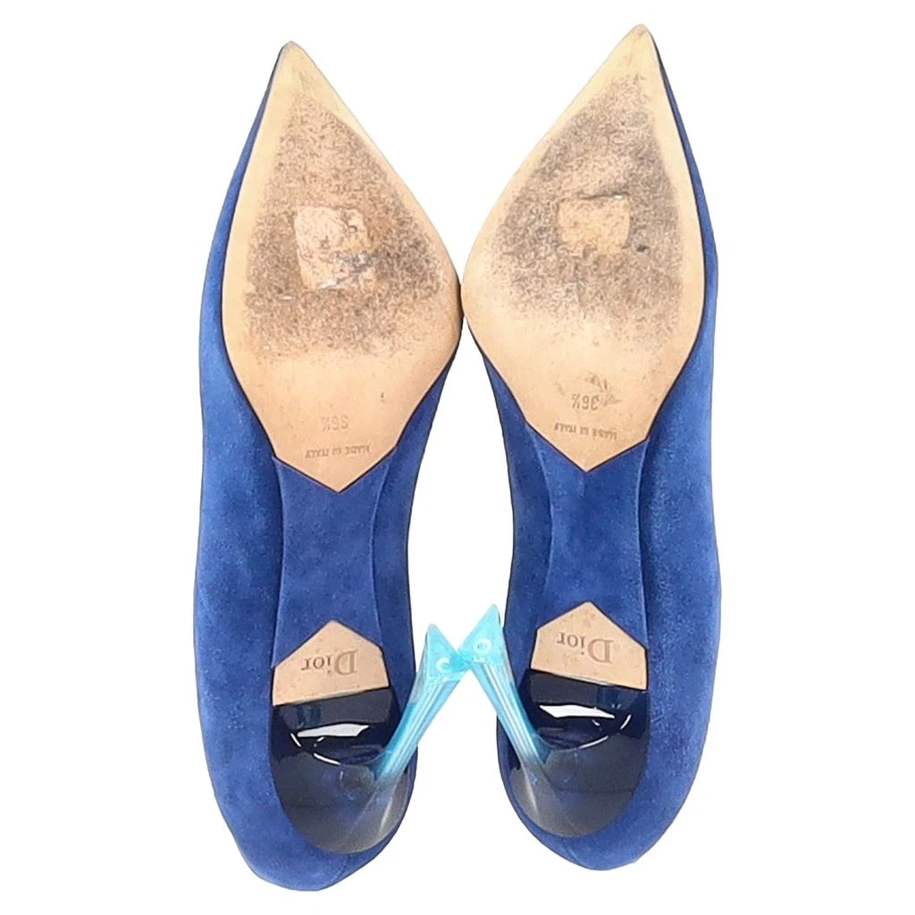 Dior Graded Heel Pumps in Blue Suede Calfskin 6