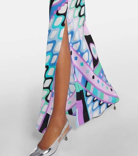 Pucci Vivara silk maxi dress 5