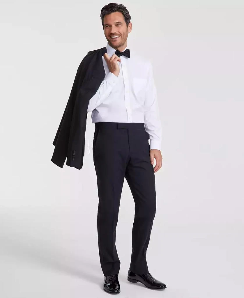 Brooks Brothers Men's Classic-Fit Wool Blend Tuxedo Suit Separates Pant 1