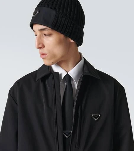 Prada Wool and Re-Nylon gabardine hat 3