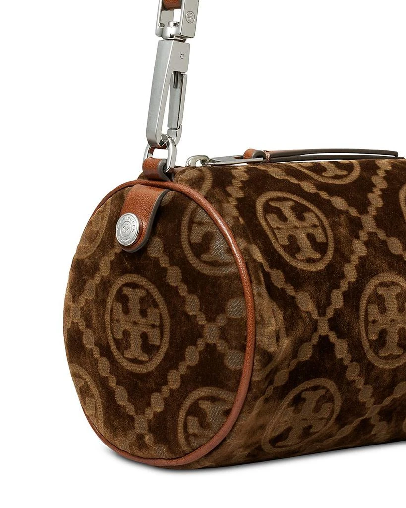 Tory Burch T Monogram Flocked Cylinder Bag 5