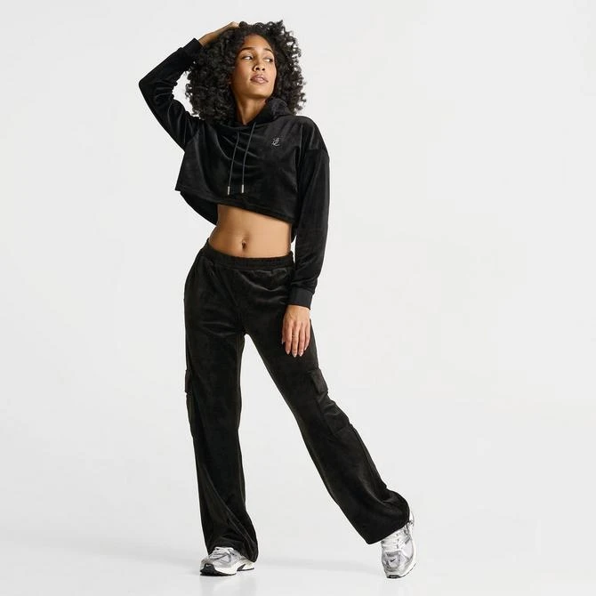 Juicy Couture Women's Juicy Couture Velour Cropped Hoodie 2