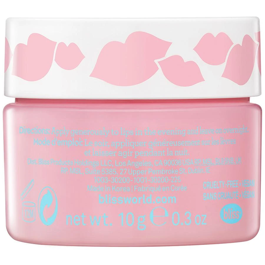 Bliss Fabulips Vegan Overnight Lip Mask Fruity Tea 2