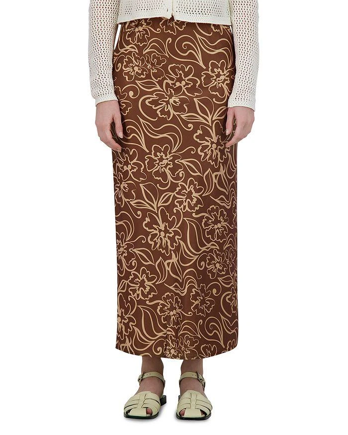 Point Satin Slip Skirt 1