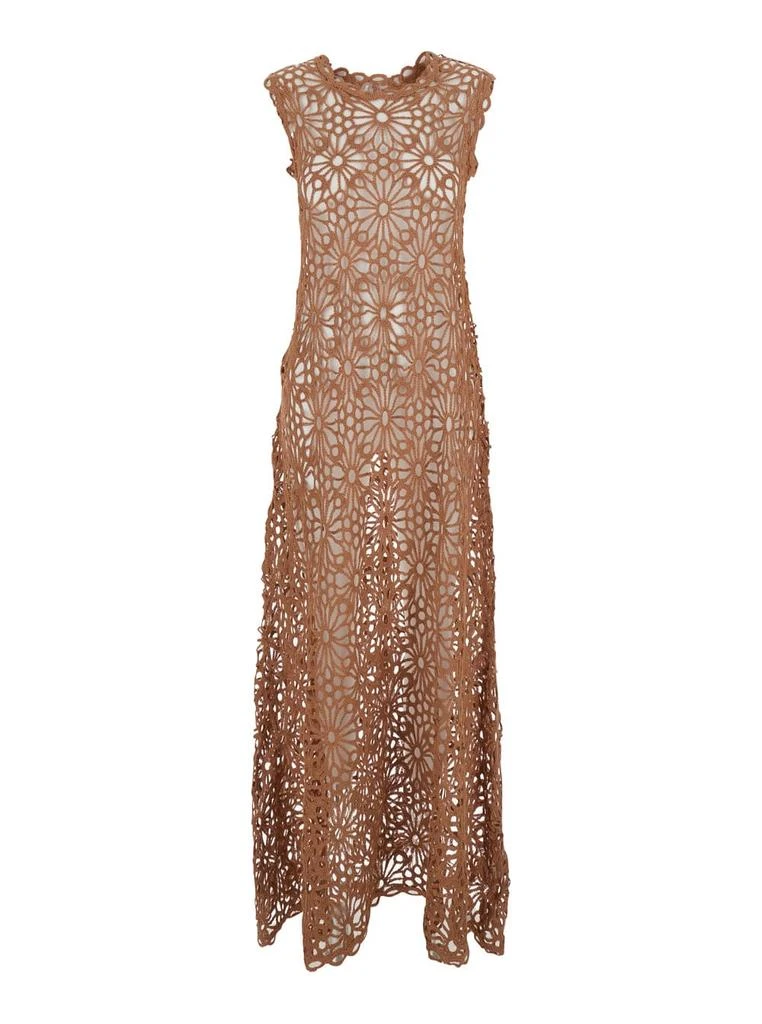 swing Brown Long Dress With Perforated And Semi-transparent Design In Cotton Woman On Sale Now with Up to 17% Off | Discover Exclusive Deals & Savings at BeyondStyle Authentic Norma swing Brown Long Dress With Perforated And Semi-transparent Design In Cotton Woman On Sale Now with Up to 17% Off | Discover Exclusive Deals & Savings at BeyondStyle Authentic Norma