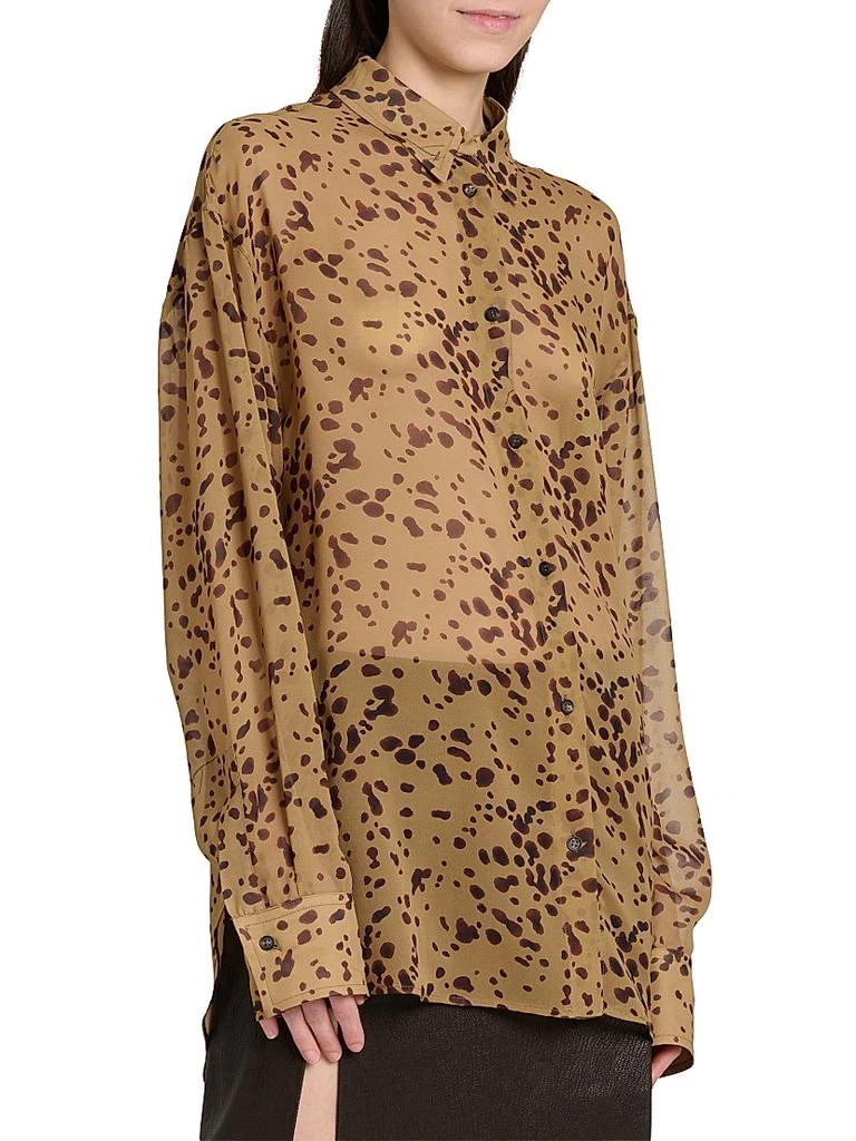 Salvatore Ferragamo Scattered Dye Silk Shirt 4