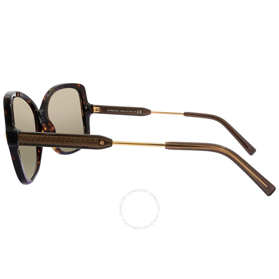 Versace Brown Gradient Mirror Gold Butterfly Ladies Sunglasses VE4390 108/6E 56 3