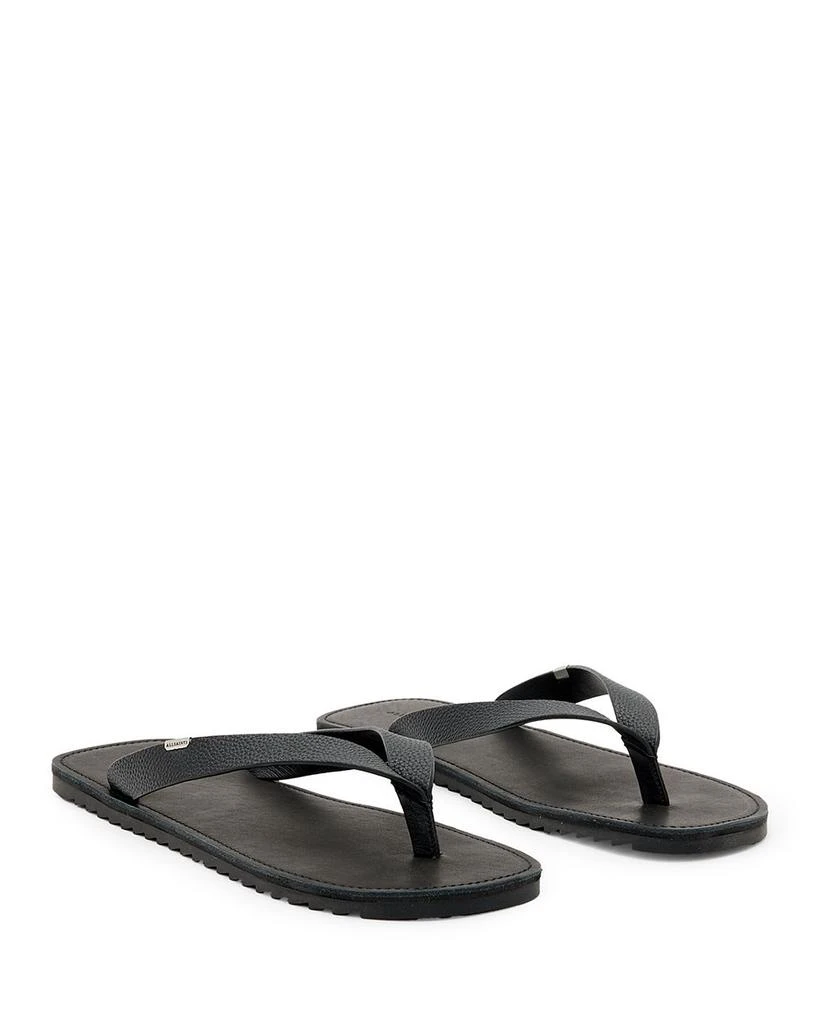 ALL SAINTS Men's Sydney Leather Flip Sandals 3