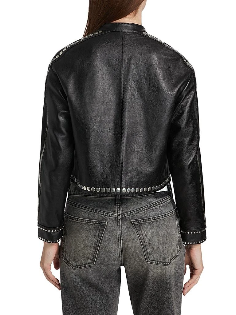 Re/Done Studded Leather Biker Jacket 5