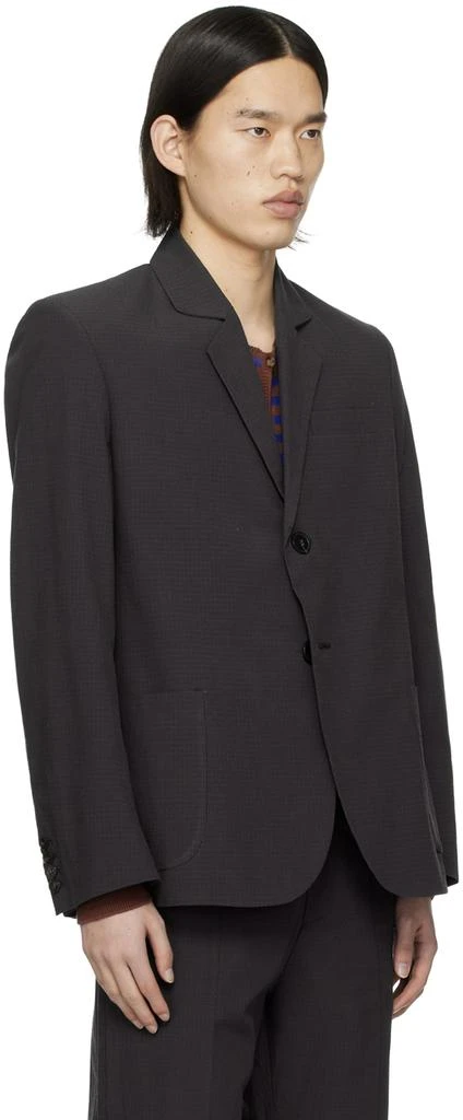 Edward Cuming Brown & Navy Striped Blazer 2