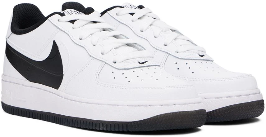 NIKE Kids White Air Force 1 LV8 4 Big Kids Sneakers 4