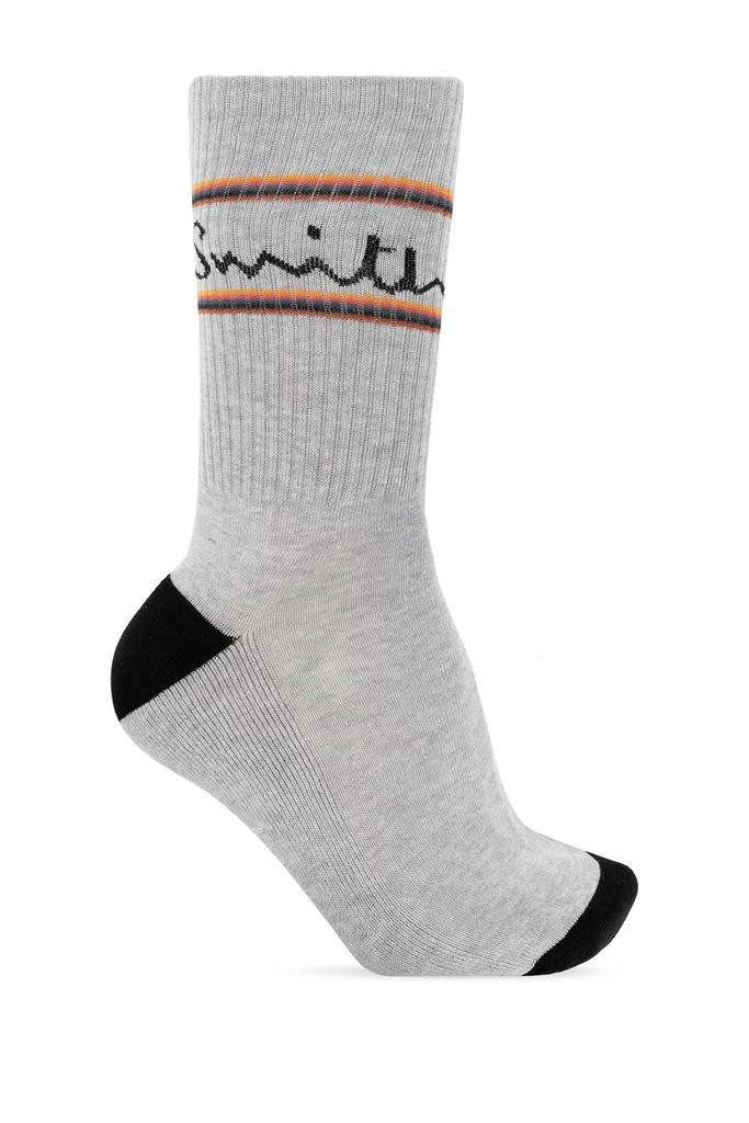 Paul Smith Paul Smith Stripe Detailed Knitted Socks 1