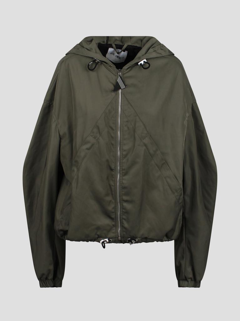 The Attico Hooded Bomber Jacket