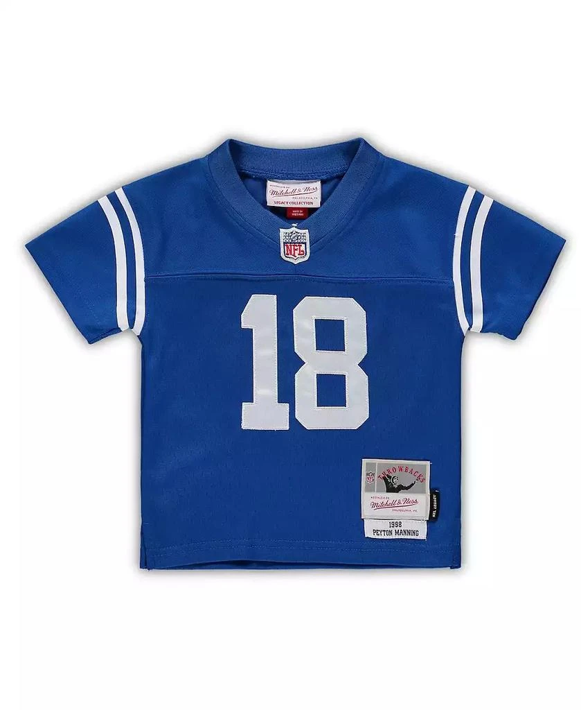 Mitchell & Ness Infant Boys and Girls Peyton Manning Royal Indianapolis Colts 1998 Retired Legacy Jersey 3