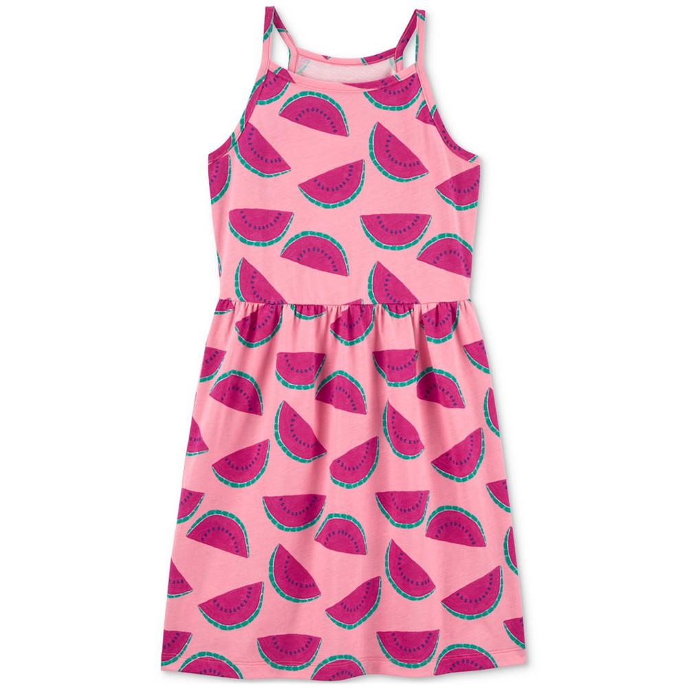 Carter's Little & Big Girls Watermelon-Print Cotton Tank Dress