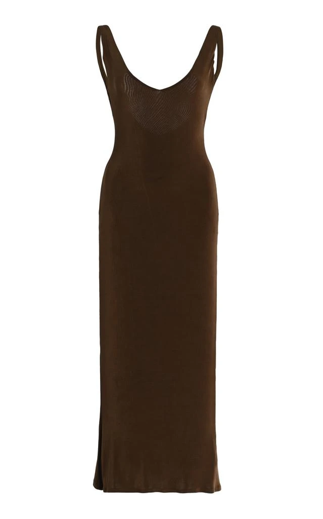 Mirror Palais Mirror Palais - Iman Supermodel Knit Midi Dress - Green - L - Moda Operandi 1