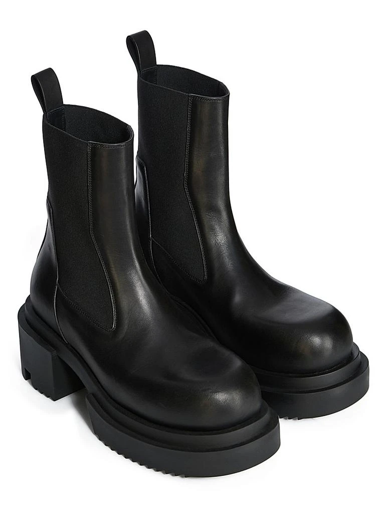 Rick Owens Beatle Bogun Leather Chelsea Boots 2