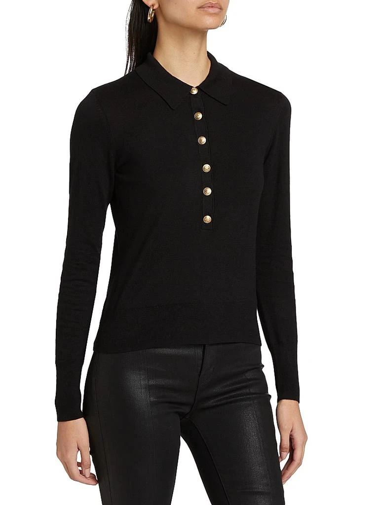 L'Agence Sterling Collared Sweater 4