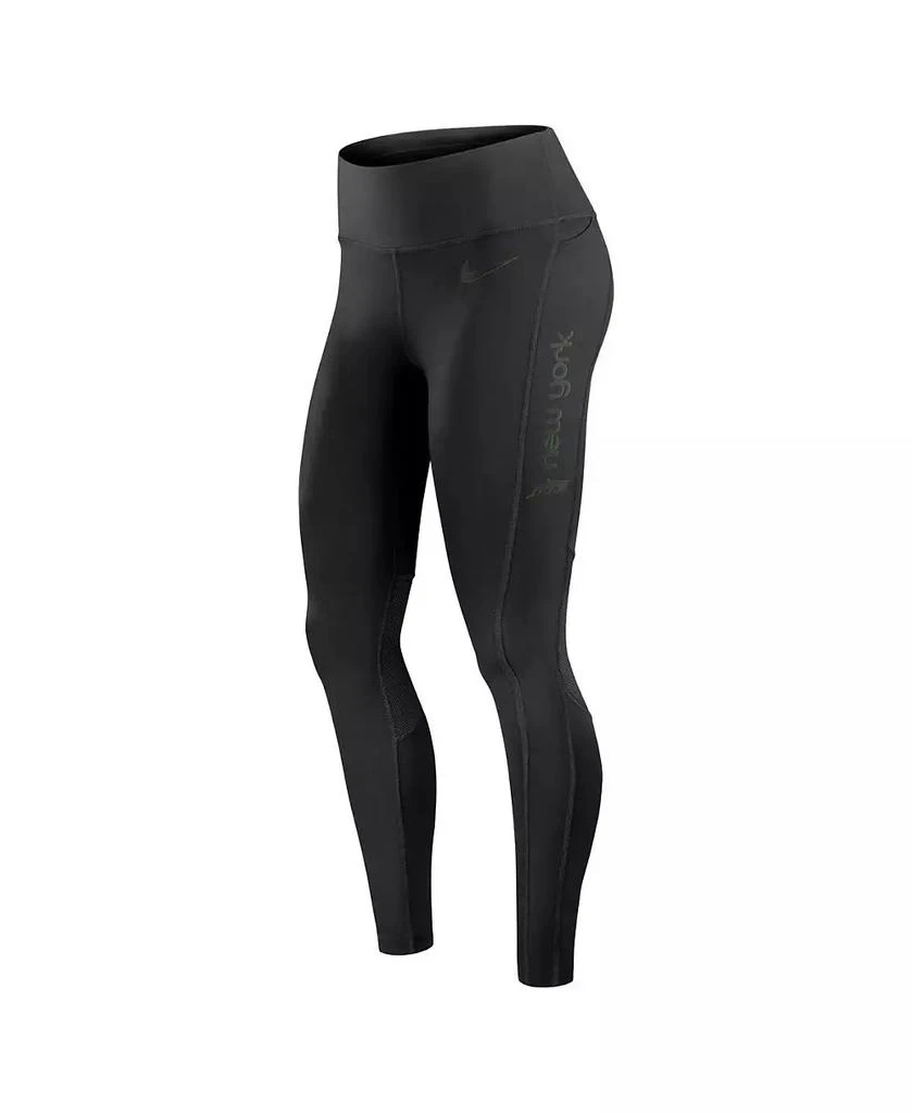 NIKE Women's Black New York Jets Performance Leggings 2