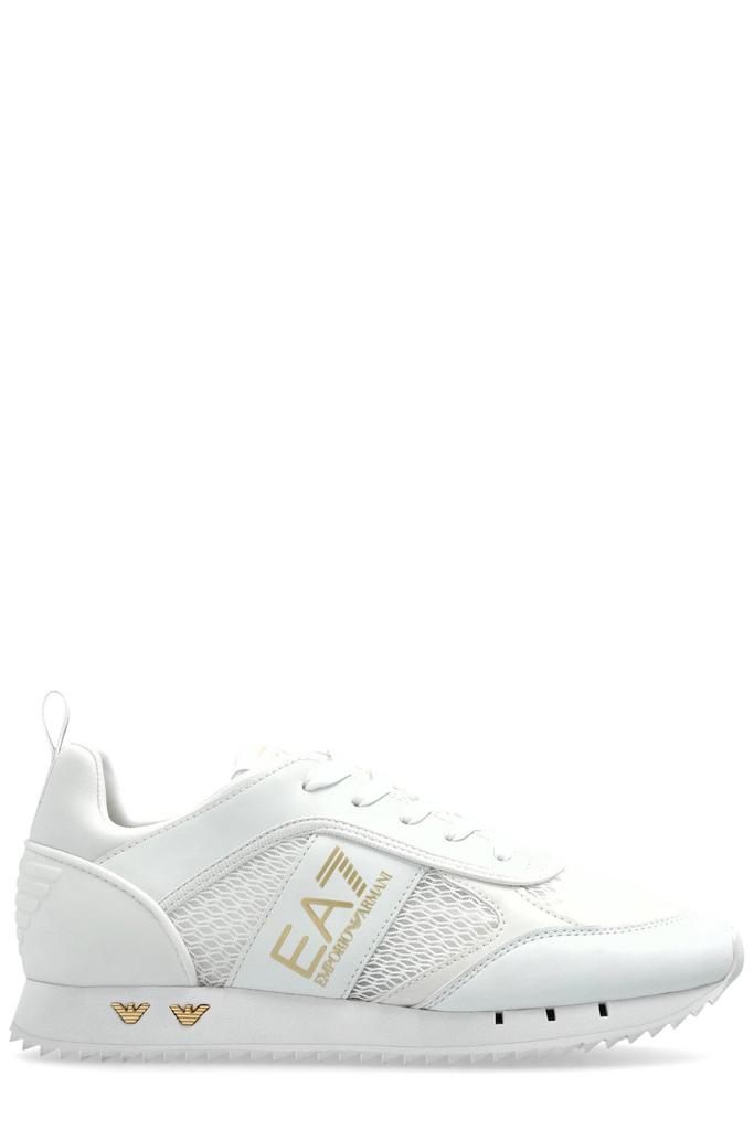 EA7 EMPORIO ARMANI Ea7 Emporio Armani Mesh Panelled Lace-Up Running Shoes