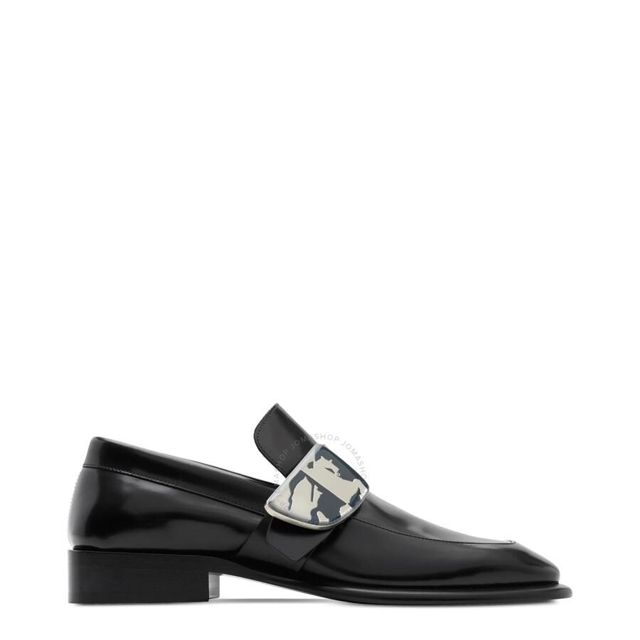 Burberry Burberry Shield Leather Loafers, Brand Size 39 ( US Size 9 )