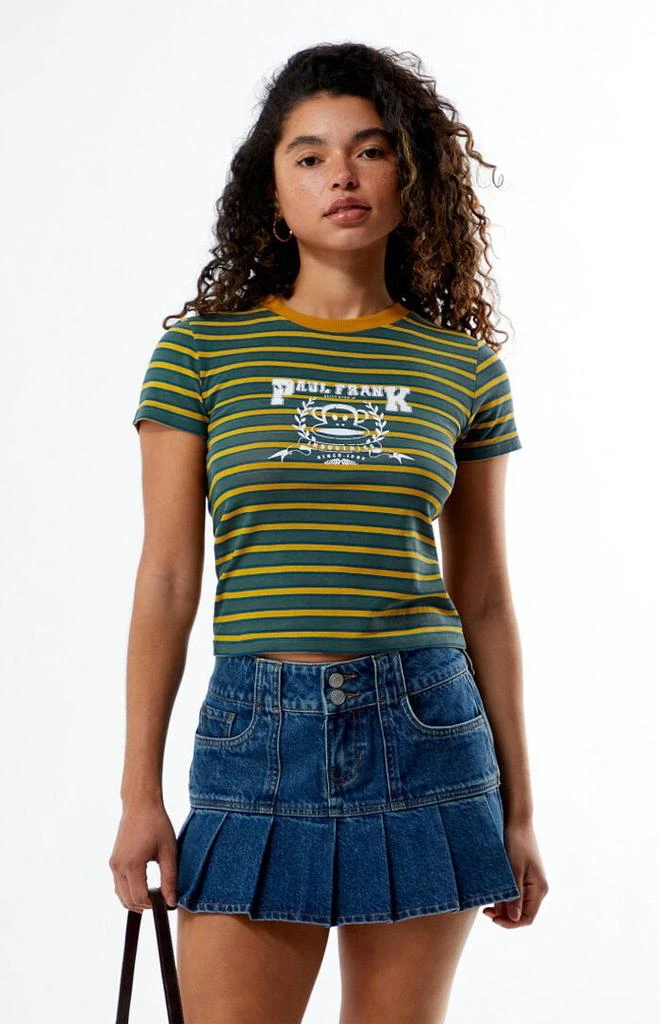 Daisy Street Paul Frank Striped T-Shirt 1