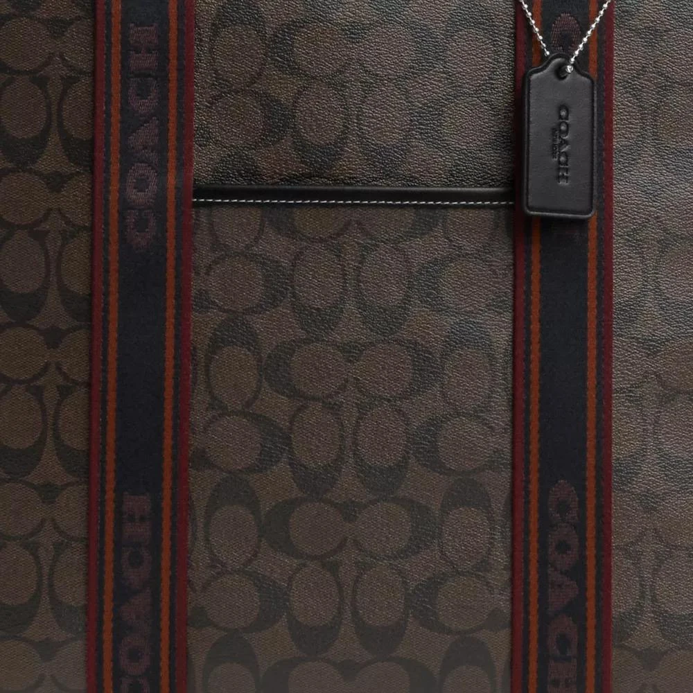 Coach Large Smith Tote Bag In Signature Canvas 6
