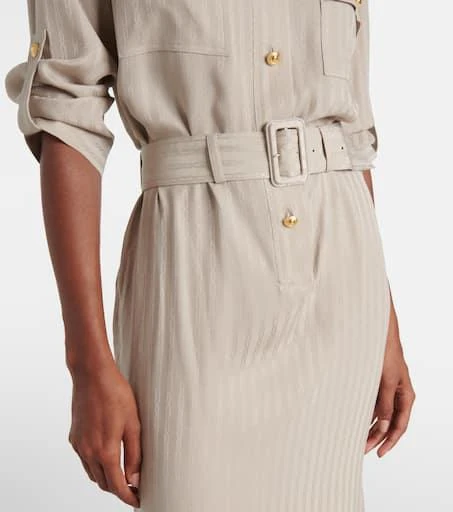 Tom Ford Striped belted shirt dress 5