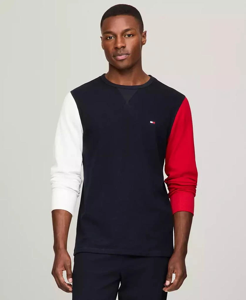 Tommy Hilfiger Men's Thermal Logo Long-Sleeve Pajama Shirt 1