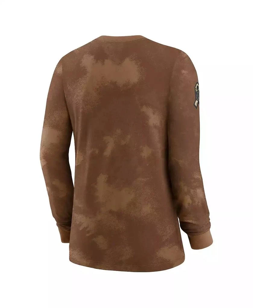 NIKE Women's Brown Cincinnati Bengals Salute To Service Long Sleeve T-Shirt 2