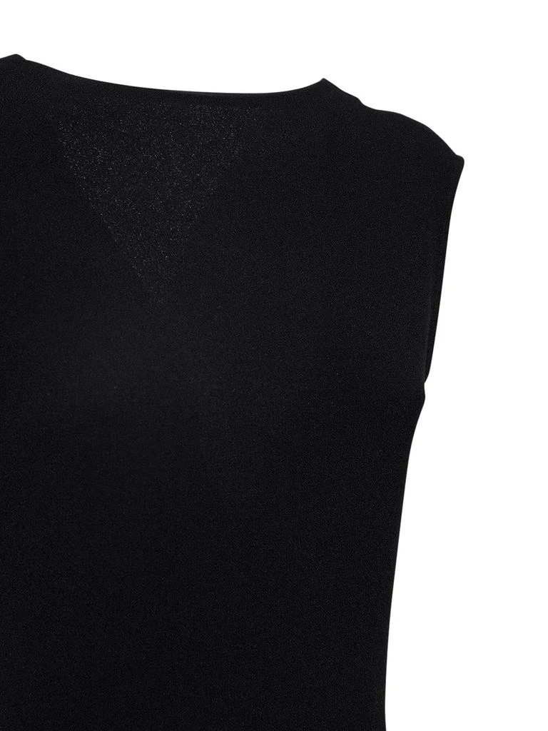 GAUCHERE Stretch Viscose Crepe Midi Dress 4