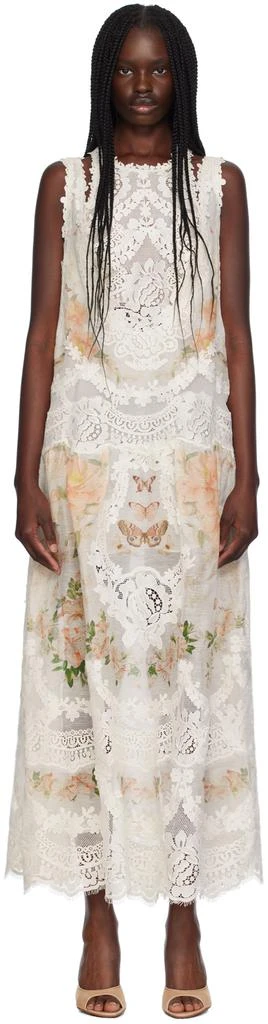 Zimmermann Off-White Natura Maxi Dress 1