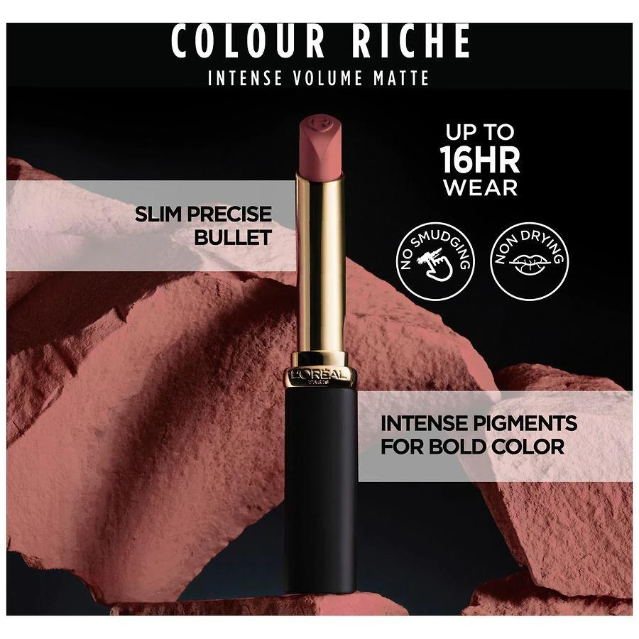 L'Oreal Paris Intense Volume Matte Lipstick, Infused With Hyaluronic Acid For Up To 16Hr 4