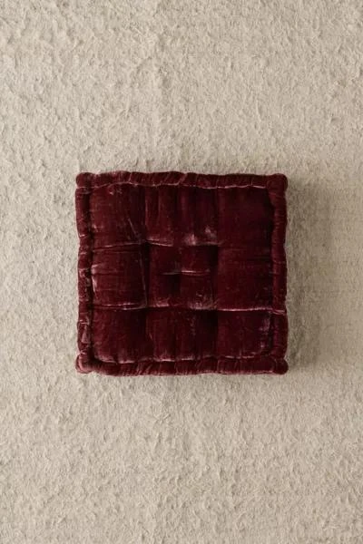 Urban Outfitters Ruthie Velvet Floor Pillow 2