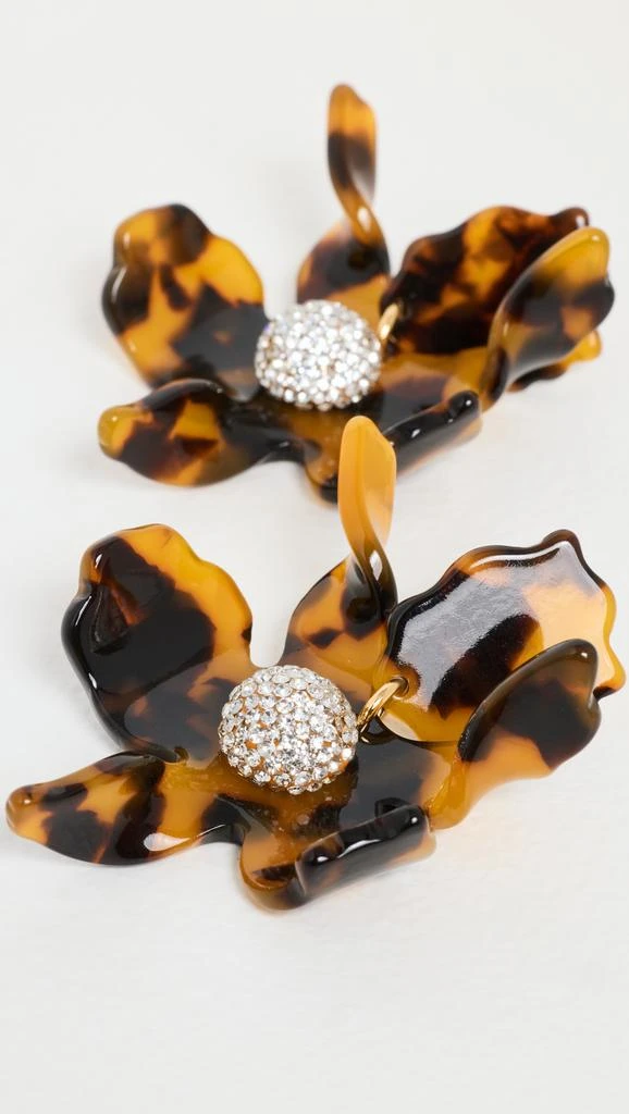 Lele Sadoughi Small Crystal Lily Earrings 3