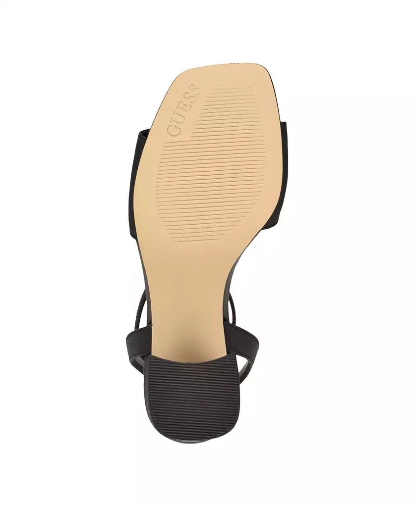 GUESS Women's Gelyae Ankle Strap Block Heel Sandals 5