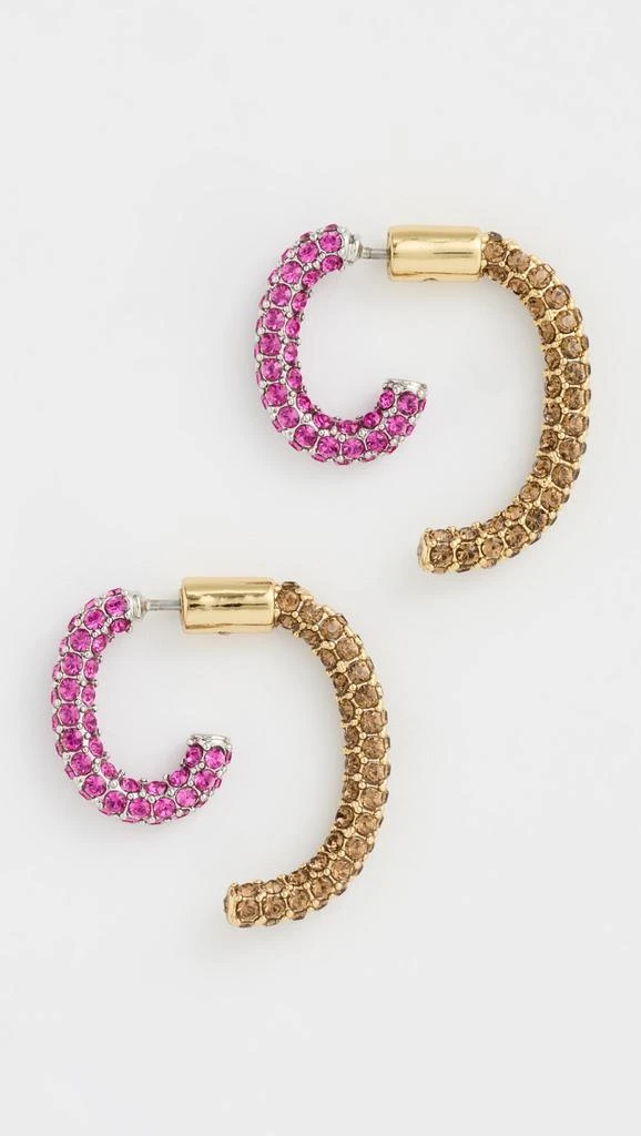 DEMARSON Luna Pave Mini Earrings