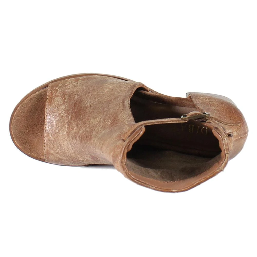Diba True Low Tide Leather Round Toe Block Heel Pumps 4