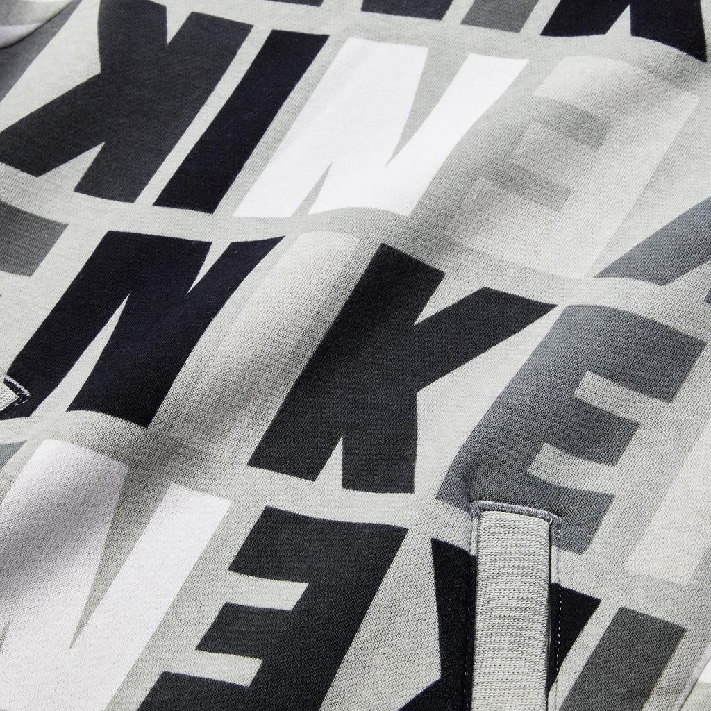 NIKE NSW Fleece Hoodie Logo Print (Little Kids/Big Kids)
