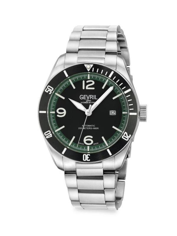 Gevril Yorkville 43MM Stainless Steel Bracelet Watch 1