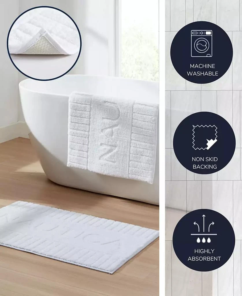 Nautica Logo Knit 2 Piece Bath Rug Set 7