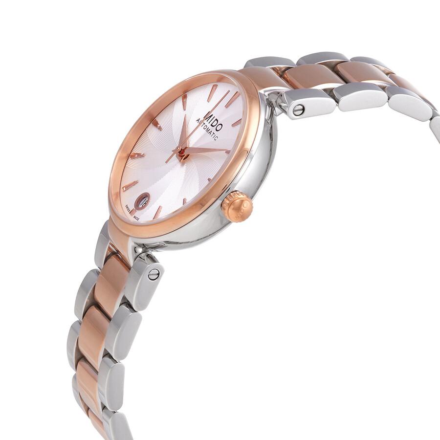 MIDO Baroncelli Donna Automatic Silver Dial Ladies Watch M0222072203110