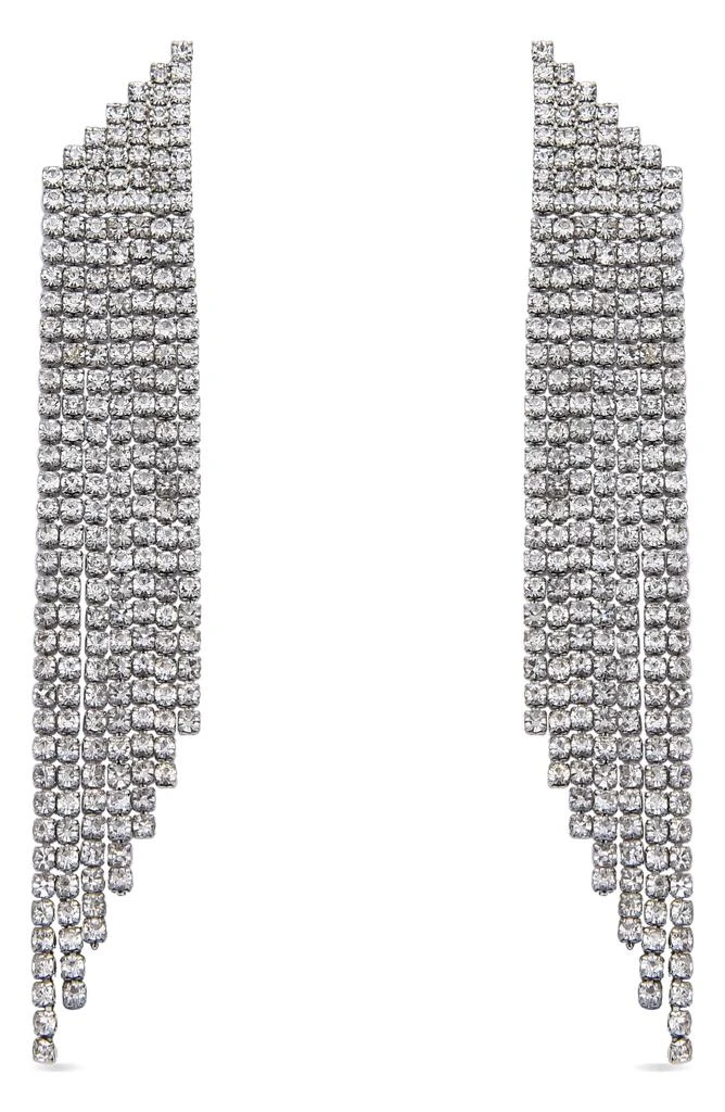 EYE CANDY LOS ANGELES Camille Crystal Fringe Drop Earrings 3