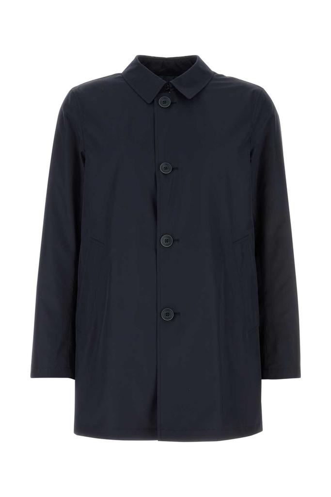 Herno Navy Blue Polyester Jacket
