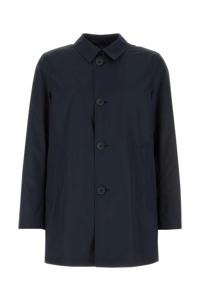Herno Navy Blue Polyester Jacket 1